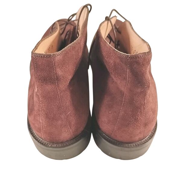 Johnston & Murphy Men’s Italian Brown Suede Chukka Boot Size 12M — Vibram Sole - Picture 4 of 6